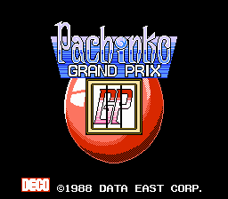 Pachinko Grand Prix Title Screen